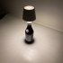 Led Table Lamp Portable Creative Bottle Lamp Head Rechargeable Wireless Design Desk Lamp White