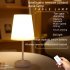 Led Table Lamp Usb Rechargeable Dimming Wireless Remote Control Touch Sensor Desk Light Study Night Light warm white lights