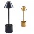 Led Touch Table Lamp 3 Colors Stepless Dimming Usb Rechargeable Eye Protection Night Light Desk Lamp black