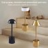 Led Touch Table Lamp 3 Colors Stepless Dimming Usb Rechargeable Eye Protection Night Light Desk Lamp black