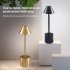 Led Touch Table Lamp 3 Colors Stepless Dimming Usb Rechargeable Eye Protection Night Light Desk Lamp black