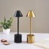 Led Touch Table Lamp 3 Colors Stepless Dimming Usb Rechargeable Eye Protection Night Light Desk Lamp black