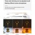 Led Touch Table Lamp 3 Colors Stepless Dimming Usb Rechargeable Eye Protection Night Light Desk Lamp black