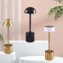 Led Touch Table Lamp 3 Colors Stepless Dimming Usb Rechargeable Eye Protection Night Light Desk Lamp black
