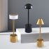 Led Touch Table Lamp 3 Colors Stepless Dimming Usb Rechargeable Eye Protection Night Light Desk Lamp black