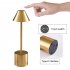 Led Touch Table Lamp 3 Colors Stepless Dimming Usb Rechargeable Eye Protection Night Light Desk Lamp black