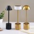 Led Touch Table Lamp Usb Rechargeable Touch 3 Colors Stepless Dimming Eye Protection Night Light black