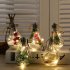Led Transparent Luminous Christmas  Ball Night Light Christmas Tree Decoration Pendant Style 2