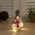 Led Transparent Luminous Christmas  Ball Night Light Christmas Tree Decoration Pendant Style 2