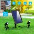Led Twin Solar Spot Lights 1000lm Ip65 Waterproof Super Bright Automatic On Off Landscape Lighting Lamp Spotlight   double head
