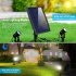 Led Twin Solar Spot Lights 1000lm Ip65 Waterproof Super Bright Automatic On Off Landscape Lighting Lamp Spotlight   double head