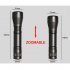 Led UV Flashlight Ultraviolet Torch 6000lm Telescopic Zoom Strong Light purple light
