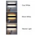 Led Wall Lamp 2 4g Smart App Remote Control Up Down for Home Stairs Lighting Black Shell 31cm