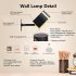 Led Wall Lamp 3 color 360 Degree Rotating Dimmable Usb Rechargeable Touch Control Table Lamp Night Light Round black  touch type  3000k 6500k   adjustable