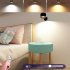 Led Wall Lamp 3 color 360 Degree Rotating Dimmable Usb Rechargeable Touch Control Table Lamp Night Light Round black  touch type  3000k 6500k   adjustable