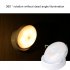 Led Wall Lamps 360 Rotated Motion Sensor Night Light Rechargeable Auto On Off Cabinet Light Flashlight Battery type warm yellow