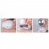 Led Wall Lamps 360 Rotated Motion Sensor Night Light Rechargeable Auto On Off Cabinet Light Flashlight Rechargeable model white