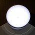 Led Wall Lamps 360 Rotated Motion Sensor Night Light Rechargeable Auto On Off Cabinet Light Flashlight Rechargeable model white