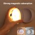 Led Wall Lamps 360 Rotated Motion Sensor Night Light Rechargeable Auto On Off Cabinet Light Flashlight Rechargeable model white