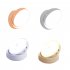Led Wall Lamps 360 Rotated Motion Sensor Night Light Rechargeable Auto On Off Cabinet Light Flashlight Rechargeable model white