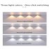 Led Wine Cabinet Light 4 Modes Motion Sensor Wireless Ultra thin Super Bright Night Light For Kitchen Bedroom 30cm aluminum natural color