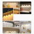 Led Wine Cabinet Light 4 Modes Motion Sensor Wireless Ultra thin Super Bright Night Light For Kitchen Bedroom 30cm black