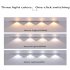 Led Wine Cabinet Light 4 Modes Motion Sensor Wireless Ultra thin Super Bright Night Light For Kitchen Bedroom 40cm aluminum natural color