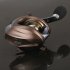 Left Handed Strong Metal Drop Design Bearings Drum Fishing Reel for Boat Ocean Fishing Dark Green