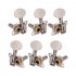 Left Right Classical Guitar String Tuning Pegs Machine Heads Tuners Keys Part 3L3R Professional Guitar Parts Accessories white