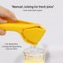 Lemon Squeezer Effortless Hand Citrus Press Food grade ABS Plastic Manual Lime Juicer Squeezer For Lemon Lime Cirtus Orange Fruits yellow