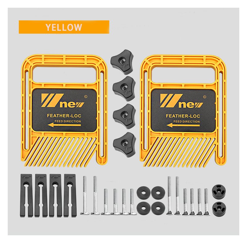 Lengthen Feather Location Board Set for Flip Engraving Machine Yellow