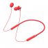 Lenovo HE05 Bluetooth Headphones IPX5 Waterproof Sport Wireless Earphones Sweatproof Earbuds with Mi red
