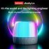 Lenovo K3plus Wireless Bluetooth Speaker Rgb Colorful Lighting Tws Interconnection Loudspeaker Black