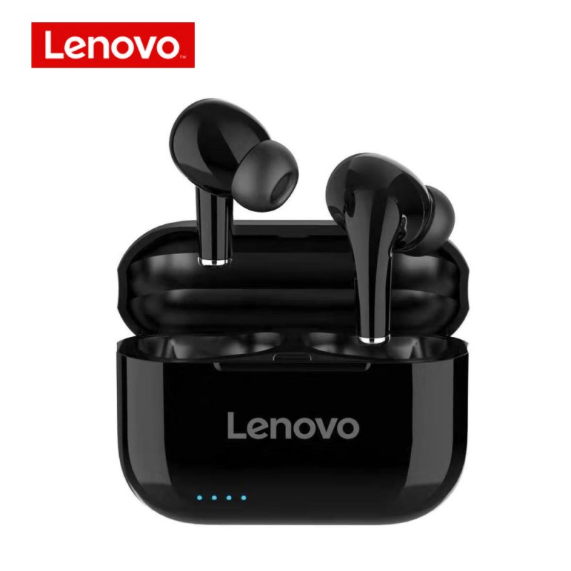 Original LENOVO Lp1s Bluetooth Earphone Sports Wireless Headset Stereo Earbuds Hifi Music With Mic Lp1s black