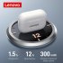 Lenovo  Lp1s Bluetooth Earphone Sports Wireless Headset Stereo Earbuds Hifi Music  With  Mic  Lp1s black
