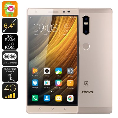 Lenovo Phab 2 Plus Android Smartphone (Gold)