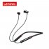 Lenovo Wireless Earphone He05x  Blutetooth  5 0 Sports Headphone Ipx5 Waterproof Earplugs Hifi Sound Magnetic Neckband Headset white