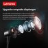 Lenovo Wireless Earphone He05x  Blutetooth  5 0 Sports Headphone Ipx5 Waterproof Earplugs Hifi Sound Magnetic Neckband Headset red