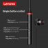 Lenovo Wireless Earphone He05x  Blutetooth  5 0 Sports Headphone Ipx5 Waterproof Earplugs Hifi Sound Magnetic Neckband Headset red