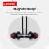 Lenovo Wireless Earphone He05x  Blutetooth  5 0 Sports Headphone Ipx5 Waterproof Earplugs Hifi Sound Magnetic Neckband Headset white