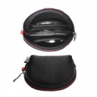 Lens Filter Storage Bag Protective Cover Round Filter Pouch Portable Shockproof Carrying Case With Buckle black L size