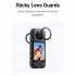 Lens Guard Sticky Panoramic Lens Hoods Protector Accessories Protective Cover Compatible For Insta 360 X3 Accessories Case x3 protective mirror