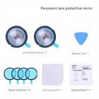 Lens Guards Panoramic Lens Protector With Removal Tool Spare Adhesive Accessories Compatible For Insta360 X3 transparent