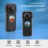 Lens Protective Cover Silicone Case for Insta360 ONE X2 Panorama Camera  black