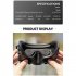 Lens Protector Dust proof Cover Compatible For Dji Avata Goggles 2 Anti scratch Silicone Protective Case black