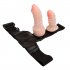 Lesbian Strap on Double Dildo Dongs Adjustable Harness Realistic Penis Double Stimulation Anal Sex Toys for Woman Couples  Flesh