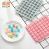 Letter Silicone Mold DIY Handmade Chocolate Baking Cookies Ice Box Mould Blue gray