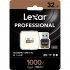 Lexar 1000x Micro SD SDXC tf Memory Card Reader for or Drone Sport Camcorder 150MB s White brown 128G