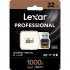 Lexar 1000x Micro SD SDXC tf Memory Card Reader for or Drone Sport Camcorder 150MB s White brown 256G