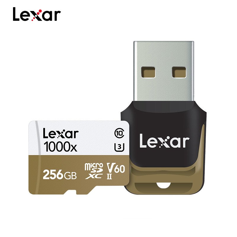 Original LEXAR Memory Card Reader White brown_256G